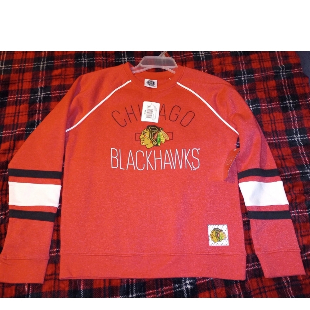 Chicago Blackhawks  Hockey NHL Women's Sweater Pull Over Red Small  Nwt (Eb5P